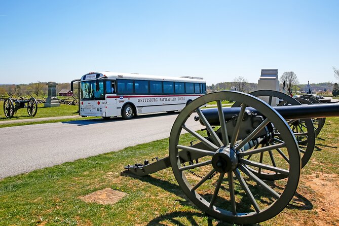 2-Hour Gettysburg Battlefield Guided History Bus Tour with a National Park Guide - Meeting at Gettysburg Tour Center, then rolling out fast