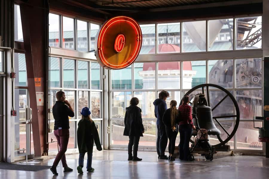 Baltimore: Museum of Industry Admission Ticket - Steel manufacturing details and those huge wooden shoe protectors