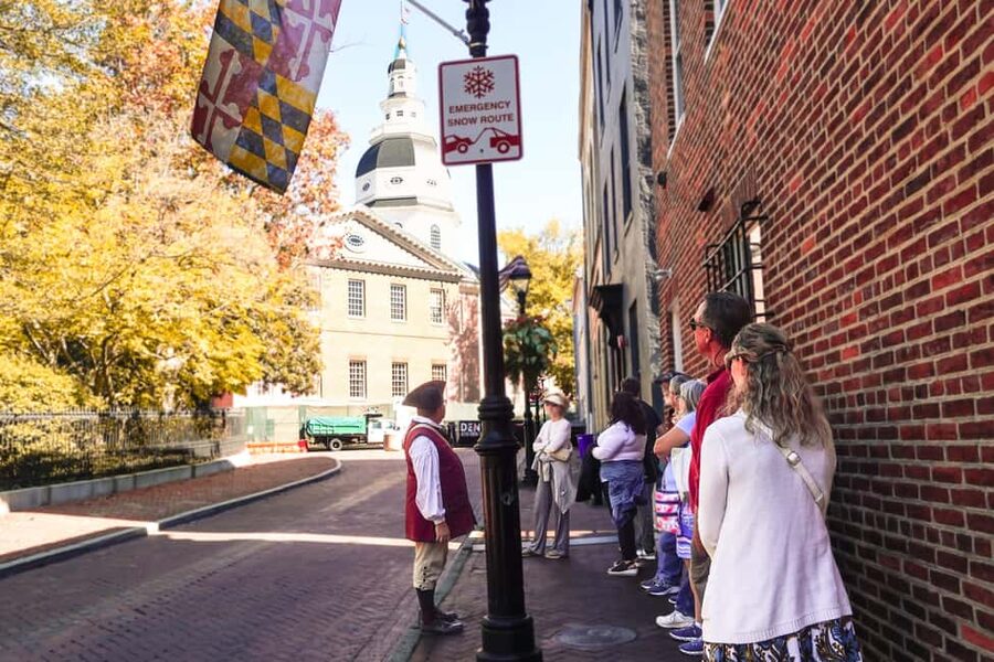 Best of Annapolis Tour: Colonial, State House, Naval Academy - Maryland State House grounds and interior: the 45-minute must-see