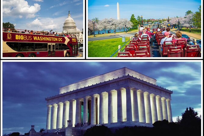 Best of DC: Hop-on Hop-off, Night Tour, and Arlington Audio Guide - Choose Your Day Pass: 24, 48, or 72-Hour Hop-On Hop-Off Value
