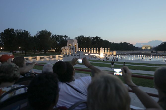 Big Bus DC: Monuments & Memorials Night Tour by Open-top Bus - Timing reality: about 2 hours, plus or minus