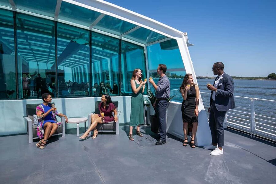 DC: City Cruises Gourmet Brunch, Lunch, or Dinner Cruise - The Odyssey Setup: 360° Viewing Without Freezing or Fading