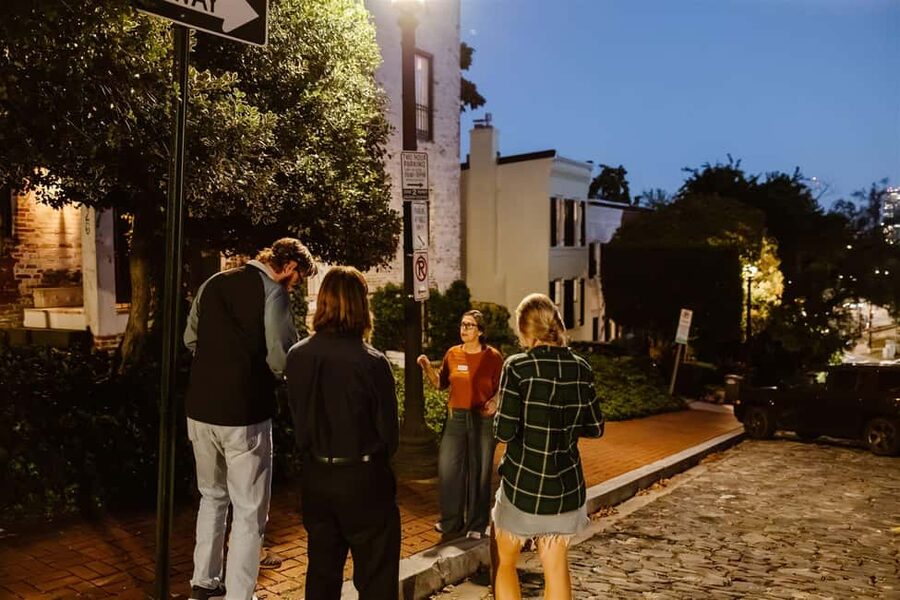 DC: Ghosts of Georgetown Haunted History Nighttime Tour - Victorian horror stories: Civil War hospitals, nanny rules, and warning porch lore