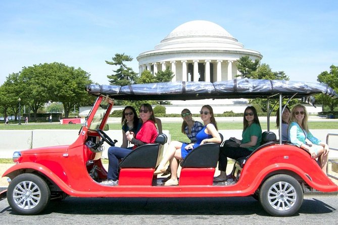DC Monuments and Capitol Hill Tour by Electric Cart - How the electric cart tour runs from F Street NW