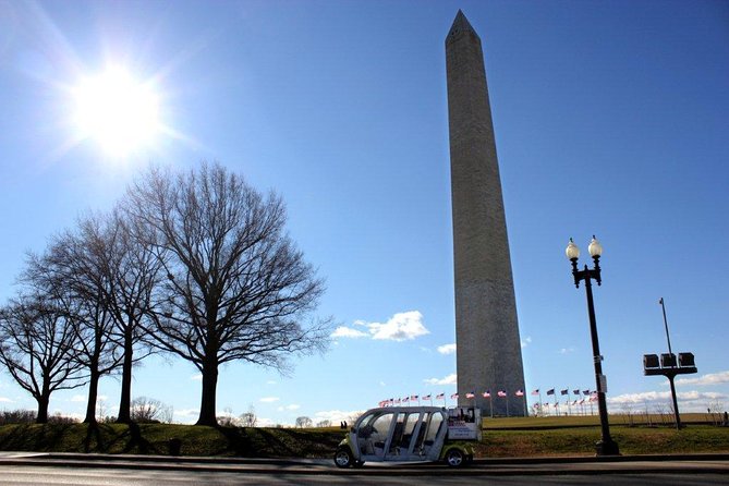 DC Monuments and Capitol Hill Tour by Electric Cart - Washington Monument and the Holocaust Memorial area