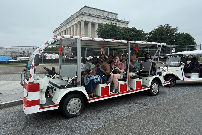 DC Monuments Day or Night American History Electric Cart Tour - Key things to notice before you go