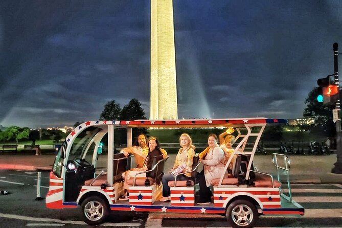 DC Monuments Day or Night American History Electric Cart Tour - From the Washington Monument straight into memorials