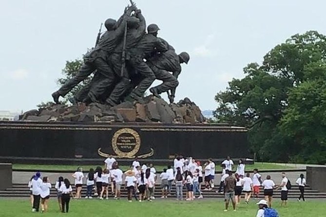 DC Monuments & Memorials Guided Minibus City Tour - When the Route Adds Extra Memorial Stops (FDR, Korea, and MLK)