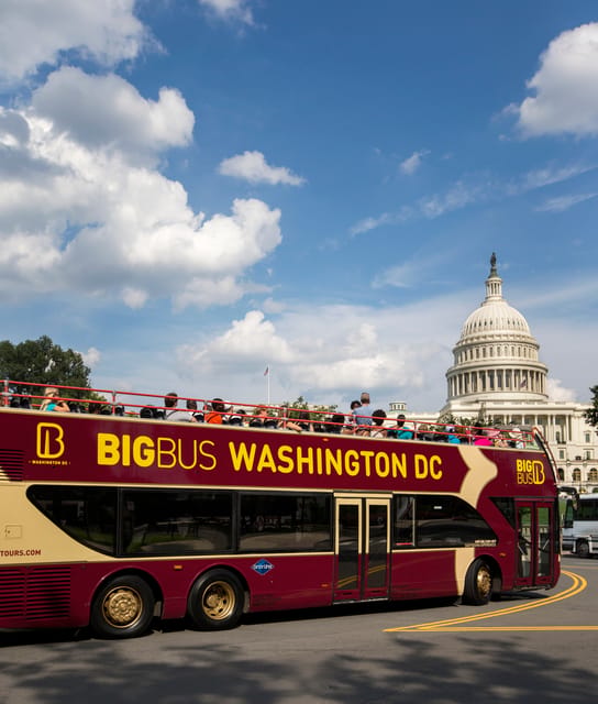DC: Monuments & Memorials Sunset Tour by Open-top Bus - Arlington National Cemetery pass: respect, scale, and timing