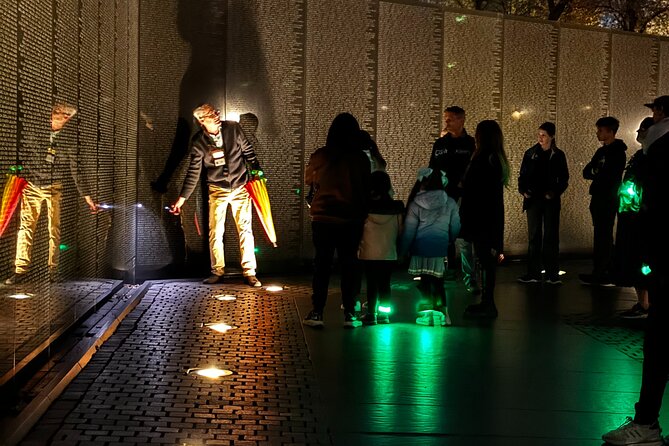 DC Night Tour With Magic LED- Pick Up/Drop, Snacks, LED Bracelets - Comfort Details That Keep You From Burning Out