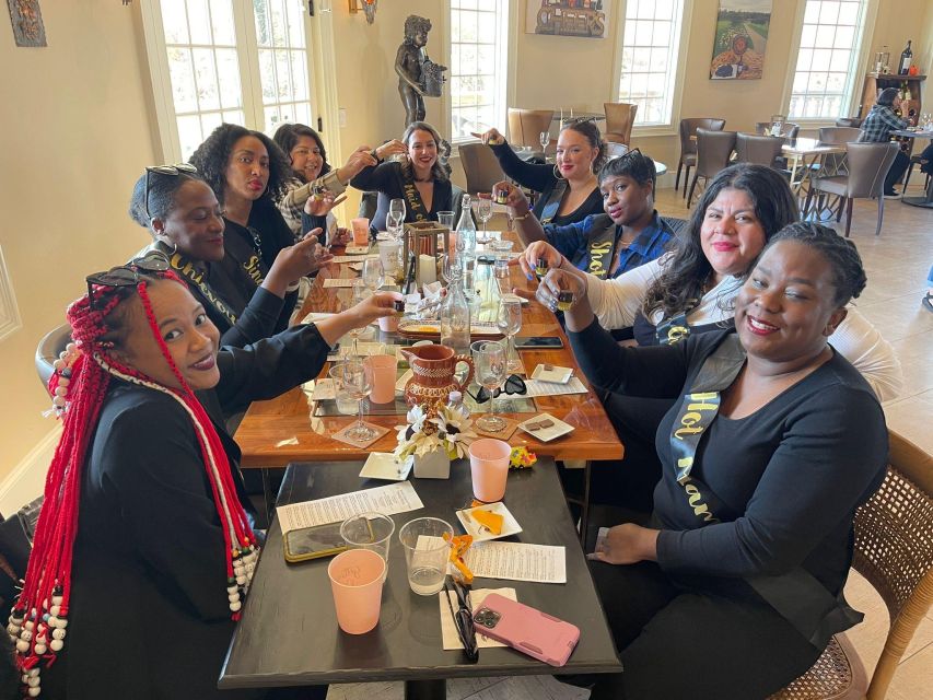 From DC: Premium Virginia Wine Country Tour with Tastings - Narmada Winery: a calmer three-wine flight with a view bonus