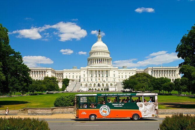 Hop-On Hop-Off 21 Stop Trolley Tour + Arlington Cemetery Tour - Price and value: what $59.45 buys you
