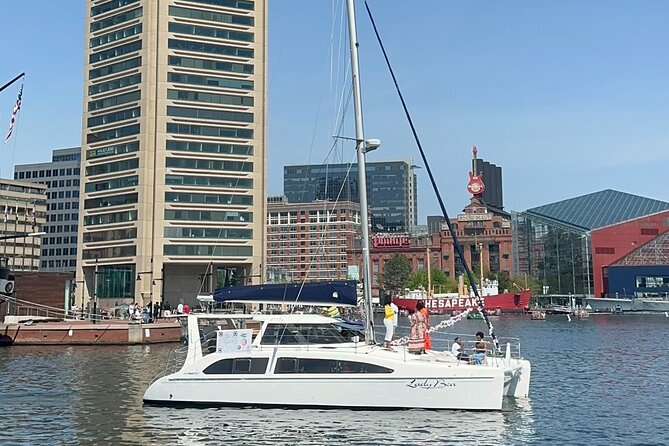 Luxury Catamaran Private Tour Baltimore Harbor - Price and what $107 buys for a private 2 hours