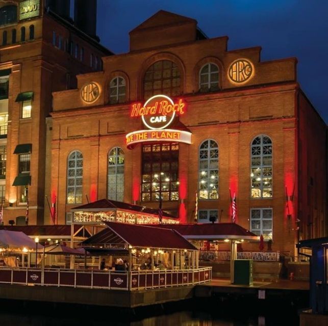 Meal at the Hard Rock Cafe Baltimore - The food to plan for, burgers, salads, and desserts