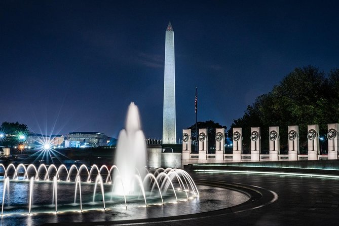 National Mall Monuments Night Tour with 10+ Stops, Entry Tickets - Price and what $65 gets you on this route