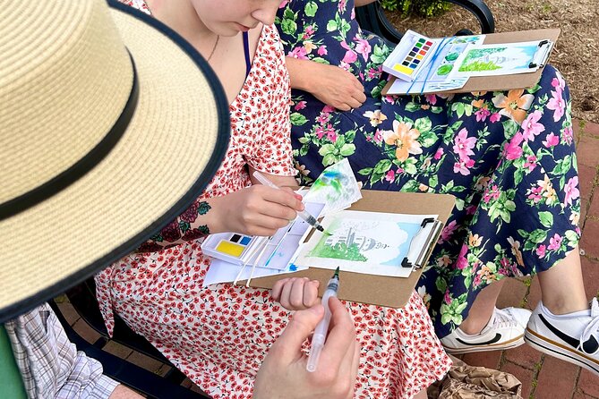 Outdoor Painting Activity with a Local Artist in Annapolis - What you learn, even if you think you cannot draw