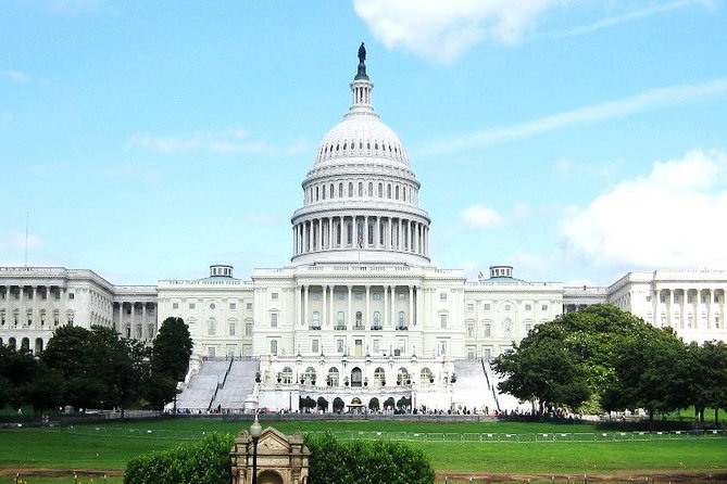 Small Group Tour of DC - Open-Top or Glass Convertible Luxury Bus - Stop-by-stop: Navy Memorial, Capitol views, and a White House peek