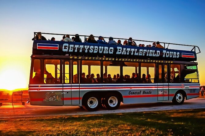 Sunset Double Decker Bus Tour in Gettysburg - Key things to know before you ride
