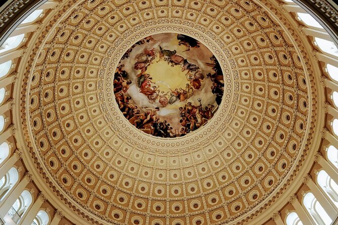U.S. Capitol and Library of Congress Tour with Rotunda & Crypts - Peace Circle, Supreme Court pass-by, and quick Capitol Hill stops