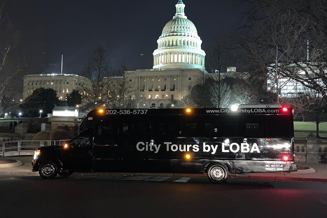 Washington DC After Dark Night-Time Sightseeing Wonder Tour - A 7:30 pm DC Crawl for Photographers and Night Owls