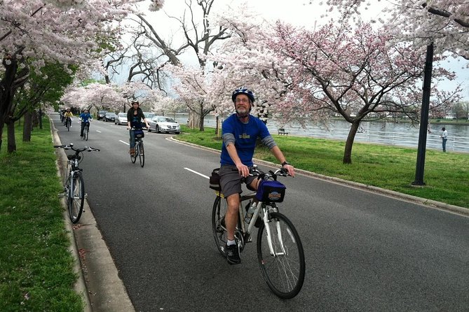 Washington DC Cherry Blossoms By Bike Tour - What the ride feels like in peak crowds: slow biking, frequent stop time