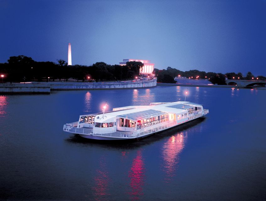 Washington DC: Christmas Eve Gourmet Brunch or Dinner Cruise - Seeing Washington Monument and Lincoln Memorial from the water
