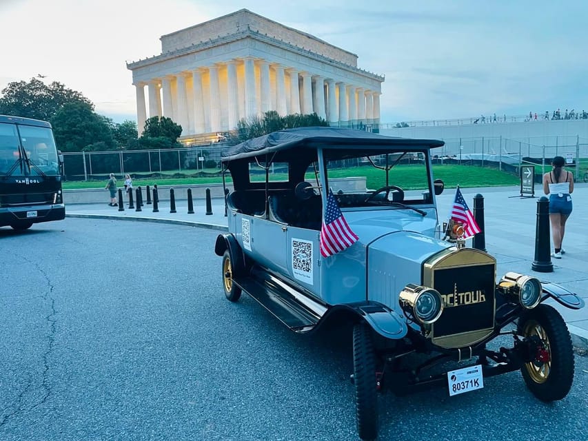 Washington, DC: Day & Night Electric Cart & Vintage Car Tour - Why a vintage electric car is a smart way to see DC monuments