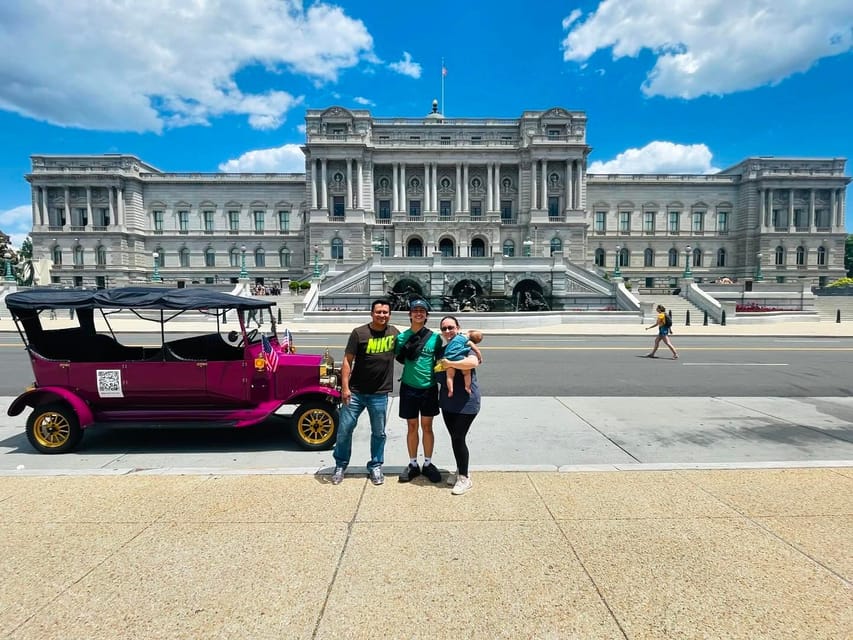 Washington, DC: Day & Night Electric Cart & Vintage Car Tour - Thomas Jefferson and Lincoln: what to pay attention to at each stop