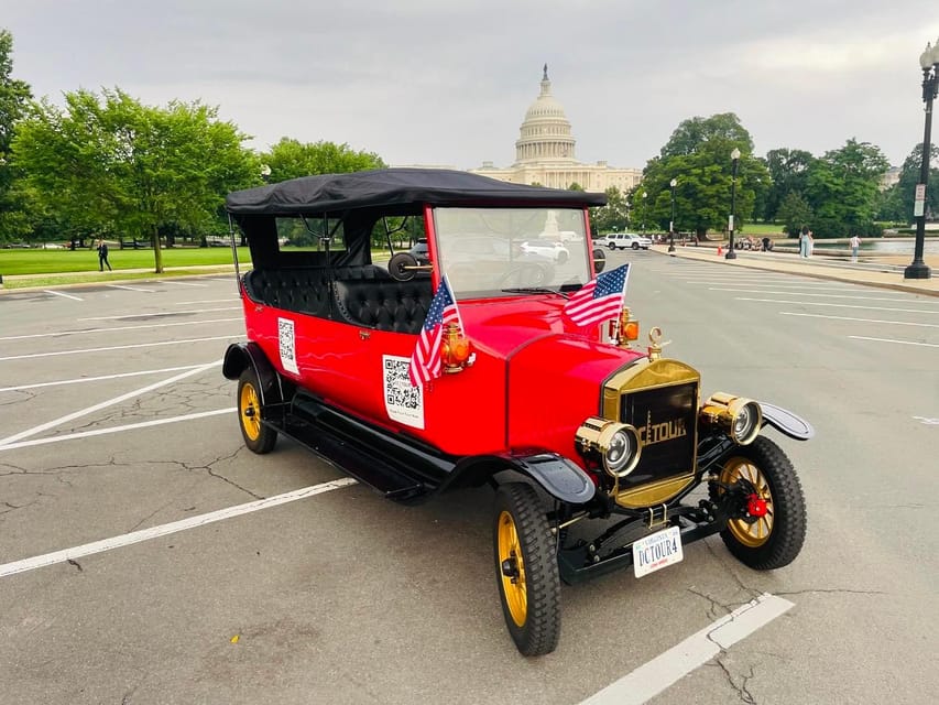 Washington, DC: Day & Night Electric Cart & Vintage Car Tour - Timing, comfort, and what to expect on an open-sided ride