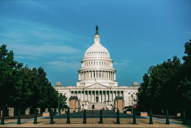 The United States Capitol from the east lawn