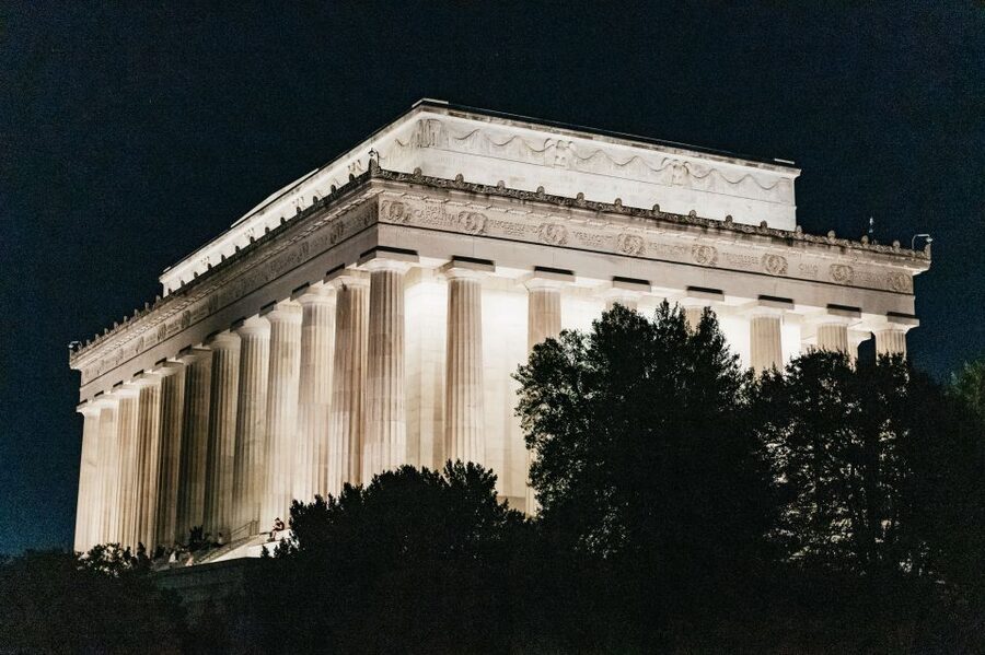 Washington DC: Monuments by Moonlight Nighttime Trolley Tour - The Iwo Jima Photo Stop Twist: Bridge Closure and the WWII Replacement
