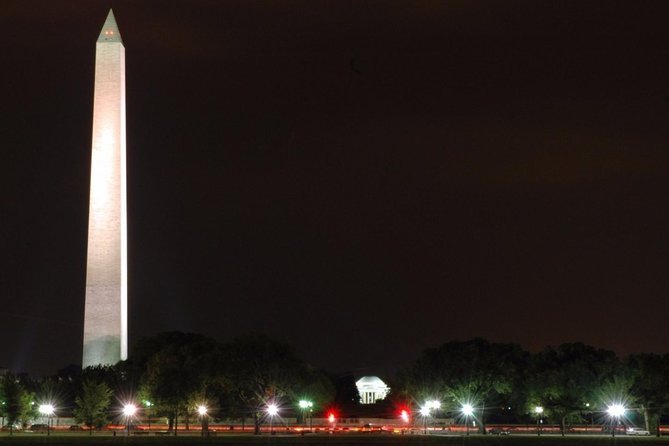 Washington DC Moonlight Tour by Electric Cart - Washington Monument: When the Scale Really Hits