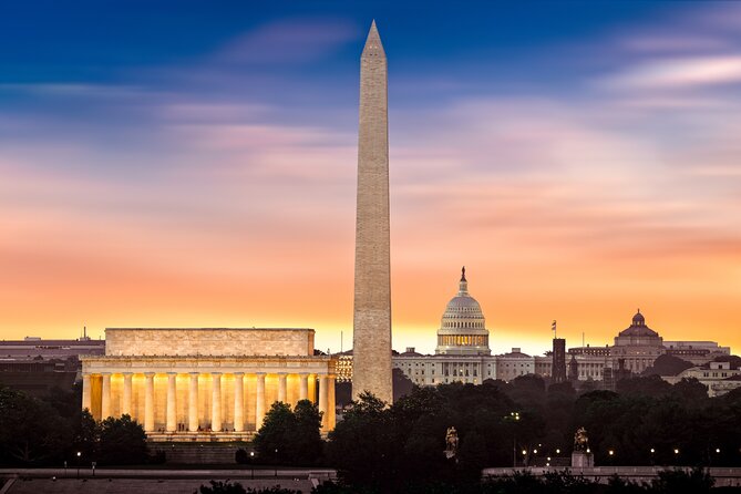 Washington DC Political Scandals and True Crime Night-Time Tour - US Capitol East Front Plaza: Big Photos, Big Scandals