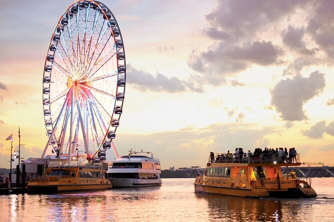 Water Taxi from Wharf or Old Town Alexandria - Food, Drinks, and Comfort on the Ride
